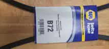 3 NAPA Classical Section Wrapped V-Belts B72 21/32&#x22; X 75&#x22; NOS