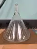 Vintage Antique Fluted Glass Funnel Apothecary Lab