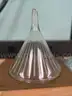 Vintage Antique Fluted Glass Funnel Apothecary Lab