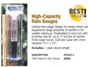 USA BlueBook High-Capacity Rain Gauge Parts