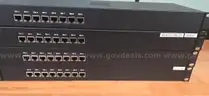 Lot of 4 MikroTik RouterBOARD 493G, 256MB 9 Gigabit Ports 3 MiniPCI USB OSL5 PoE