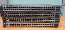 Lot of 4 HPE Aruba Networking 2920-48G Switch Series J9729A POE+