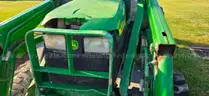 2000 John Deere 4600 HST w/Loader Forks Backhoe Blade ROPS Soft Cab &#x26; Doors