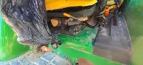 2000 John Deere 4600 HST w/Loader Forks Backhoe Blade ROPS Soft Cab &#x26; Doors