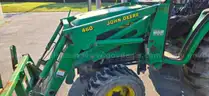 2000 John Deere 4600 HST w/Loader Forks Backhoe Blade ROPS Soft Cab &#x26; Doors