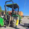 2000 John Deere 4600 HST w/Loader Forks Backhoe Blade ROPS Soft Cab &#x26; Doors