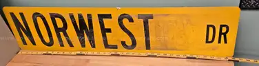 Aluminum Street Sign ** NORWEST DR **