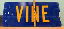Aluminum Street Sign VINE