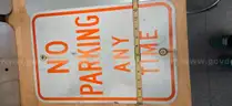 6 Pack Aluminum Road Signs ** NO PARKING ANYTIME  **