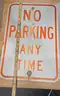 6 Pack Aluminum Road Signs ** NO PARKING ANYTIME  **
