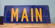 Aluminum Street Sign ** MAIN **
