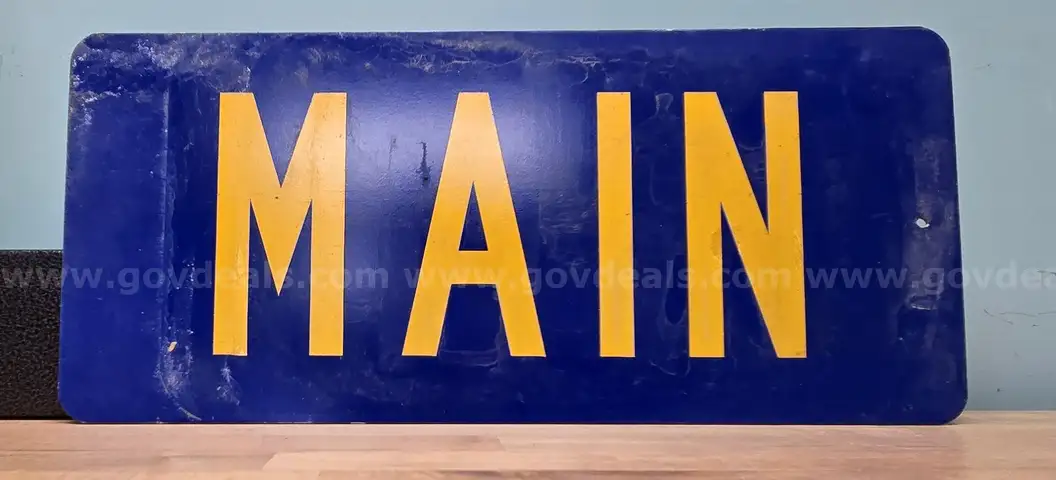Aluminum Street Sign ** MAIN **