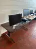 4 Dell desktops, monitors, 6 keyboards and mice, 2 printers