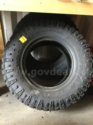 2 Goodyear wrangler tires