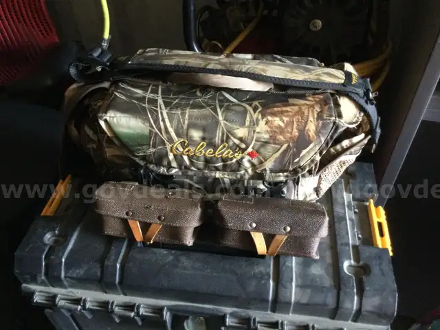 2- SKS AMMO pouch/Cabela hunting bag &#x26;gun sling