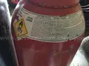 Acetylene and oxygen tanks