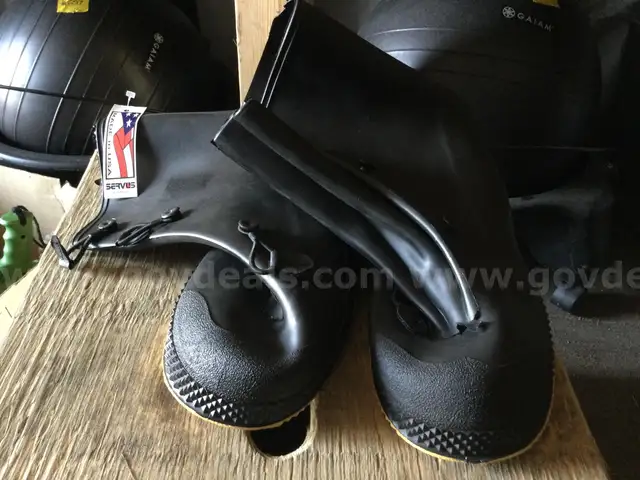 Rubber over boots