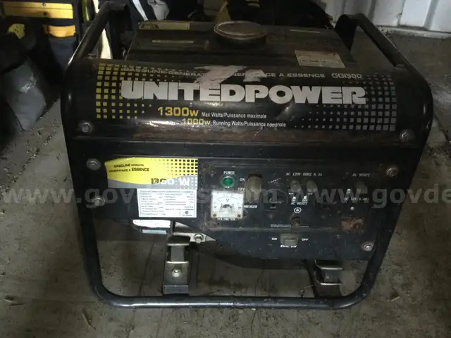 United power generator max 1300w