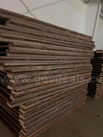Wooden fencing panels