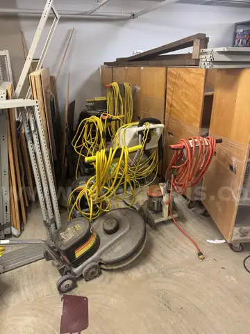 Janitorial floor cleaning equipment
