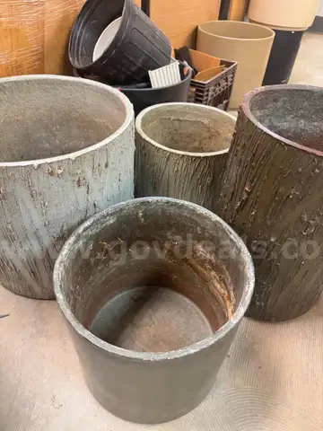 Lot of 4 Ceramic Planters