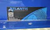 Lot of 7 Atlantis RS19 27" X 10' 24"BF Gravity Roller Flow Conveyor 1.9" 120" #166
