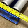 Lot of 7 Atlantis RS19 27" X 10' 24"BF Gravity Roller Flow Conveyor 1.9" 120" #166