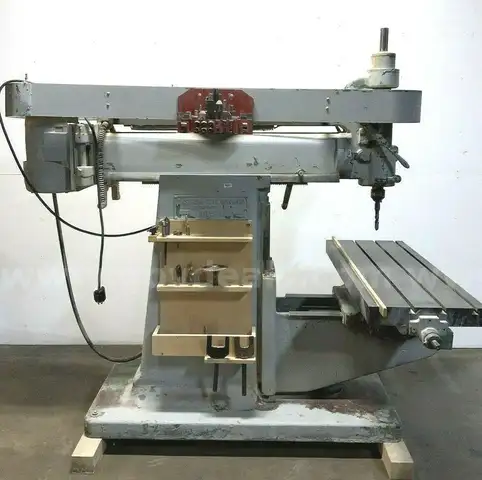 Ekstrom Carlson 540 M18 Mill 18x48 Table Pattern w/Tooling 5HP #JU1