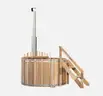 NEW 5ft Canadian Cedar Wood Fire Barrel Hot Tub Internal Stove 2-3 Person 60"