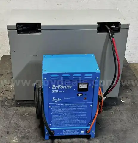 General Forklift Pallet Jack 24V Battery w/Charger 856-13 (30 3/4x12 3/4x23 1/2)