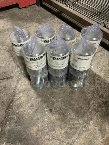 NEW Lot of 7 Packs of Global Industrial 320743 3/4&#x22; X 4-1/4&#x22; Construction Concrete Anchors w/ Drill Bits #B30
