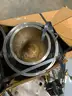 Lot of 15 Stainless Steel Drums Vessels Pressure Tanks #V3