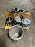 Lot of 15 Stainless Steel Drums Vessels Pressure Tanks #V3