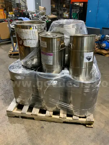 Lot of 10 Stainless Steel Tanks Vessels Canisters Varying Sizes #V10