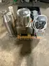 Miscellaneous Lot of Laboratory Equipment Water Bath Lab Drill Pressure Gauges Fritter Vessel Filters #V15