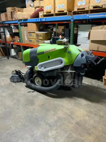 Green Machines R35709C R0989B 400 Series Front Box Ride On Outdoor Street Cleaning &#x26; Refuse Disposal Machine #J3