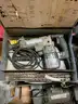 Huge Lot of Miscellaneous Tools Band Saw Circular Saw Come Along Pipe Wrenches Sockets Bench Grinders Sander Hammer #W24
