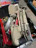 Huge Lot of Miscellaneous Tools Band Saw Circular Saw Come Along Pipe Wrenches Sockets Bench Grinders Sander Hammer #W24