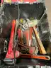 Huge Lot of Miscellaneous Tools Band Saw Circular Saw Come Along Pipe Wrenches Sockets Bench Grinders Sander Hammer #W24