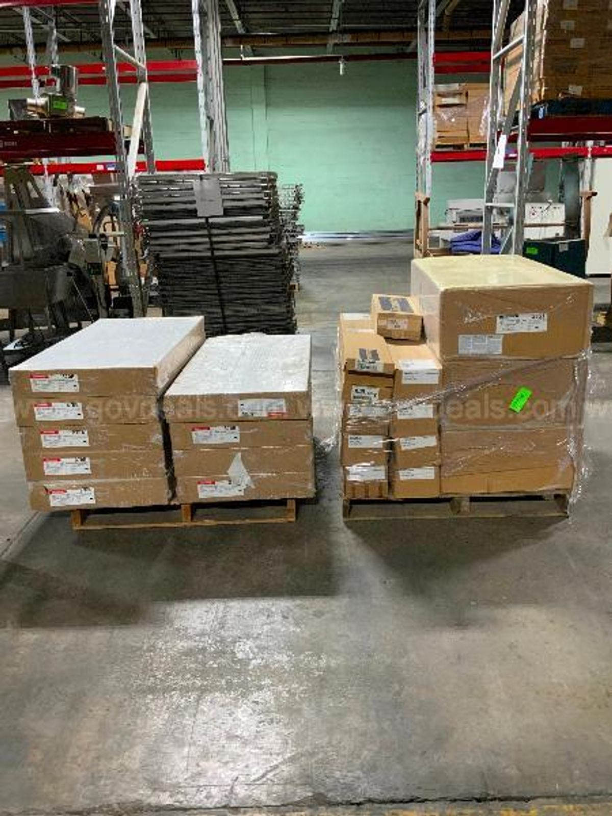 Lot of 2 Pallets of NEW Armstrong 870B & 3151 Ceiling Tiles Cross Tees ...