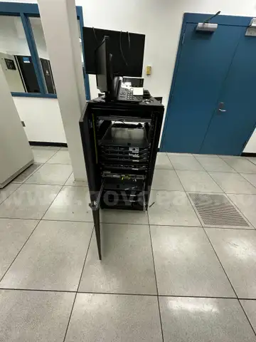 Data Center Cabinet 7 w/ Dell Poweredge R320 R420 Nokia IP390 Cisco 5520 #DC9