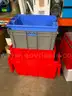 Huge Lot of Approximately 50 Totes Parts Bins Crates Trays Containers Varying Sizes &#x26; Styles #T1