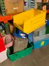 Huge Lot of Approximately 50 Totes Parts Bins Crates Trays Containers Varying Sizes &#x26; Styles #T1