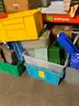 Huge Lot of Approximately 50 Totes Parts Bins Crates Trays Containers Varying Sizes &#x26; Styles #T1