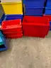 Huge Lot of Approximately 100 Lewis AkroBins Parts Bins Storage Totes Trays Containers Crates Varying Sizes &#x26; Styles #T2