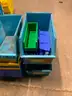 Huge Lot of Approximately 100 Lewis AkroBins Parts Bins Storage Totes Trays Containers Crates Varying Sizes &#x26; Styles #T2