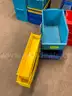 Huge Lot of Approximately 100 Lewis AkroBins Parts Bins Storage Totes Trays Containers Crates Varying Sizes &#x26; Styles #T2
