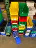 Huge Lot of Approximately 150 AkroBins Parts Bins Containers Totes Crates Trays Varying Sizes &#x26; Styles #T3
