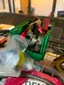 Contents of Rack - Huge Lot of Workshop Shop Jobsite Equipment &#x26; Supplies Shop Vac Tools Sprayer Clamps Cable Hooks #T10