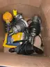 Contents of Rack - Huge Lot of Workshop Shop Jobsite Equipment &#x26; Supplies Shop Vac Tools Sprayer Clamps Cable Hooks #T10